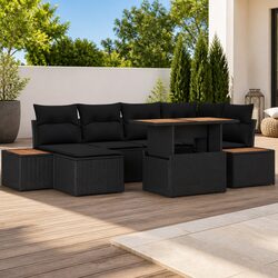 Comfortable and Versatile 7-Piece Garden Sofa Set
