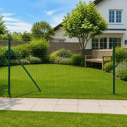 Reliable 26 pcs Green Steel Garden Fence Posts for Your Home