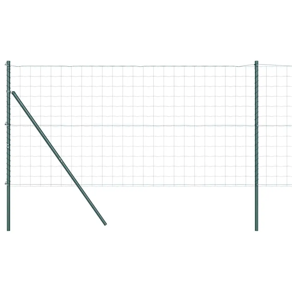 Green Mesh PVC-Coated Steel Fence Panel