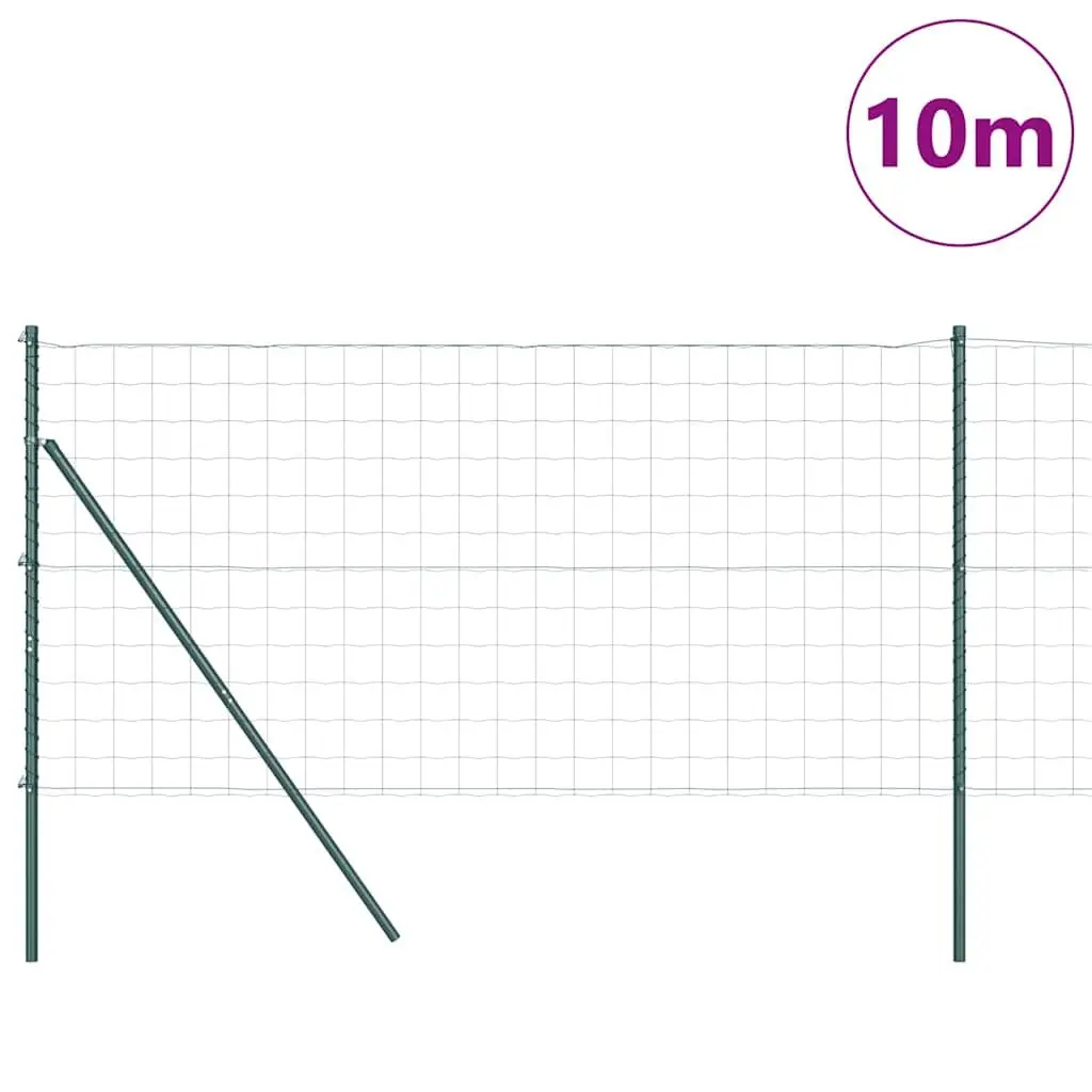 Green Mesh PVC-Coated Steel Fence Panel