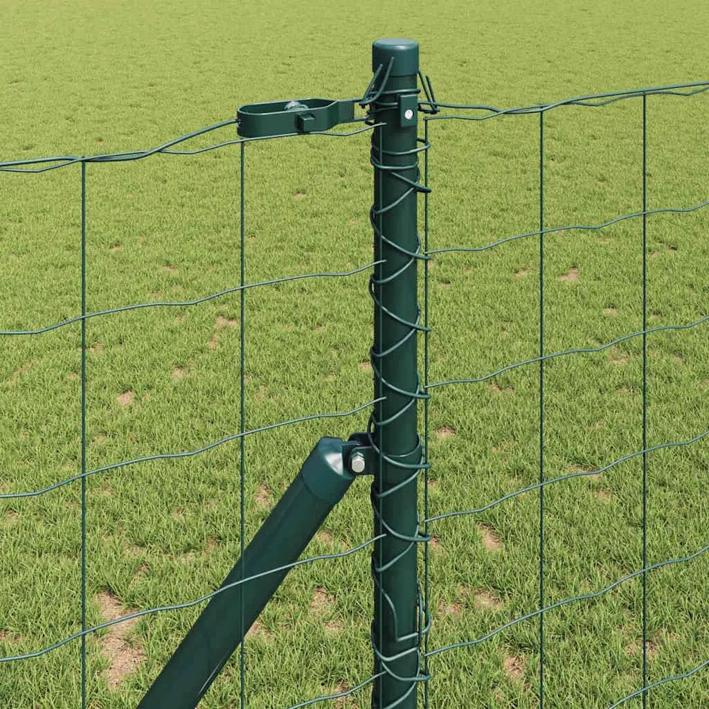 Green Mesh PVC-Coated Steel Fence Panel