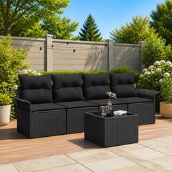 Comfortable and Practical 5-Piece Outdoor Sofa Set