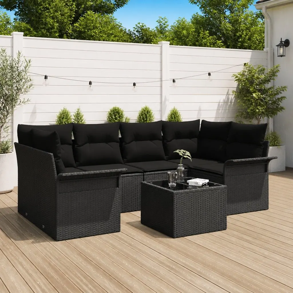 7 Piece Garden Sofa Set for Outdoor Comfort