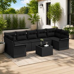 Quality Outdoor Sofa Set - 8-Piece Modular Design