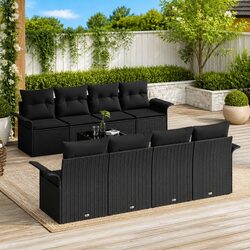 Affordable 9-Piece Modular Garden Sofa Set with Comfort and Style