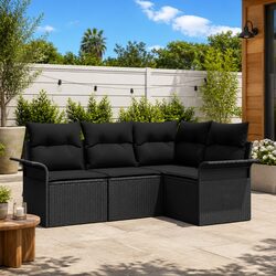 Practical and Stylish 4-Piece Outdoor Sofa Set