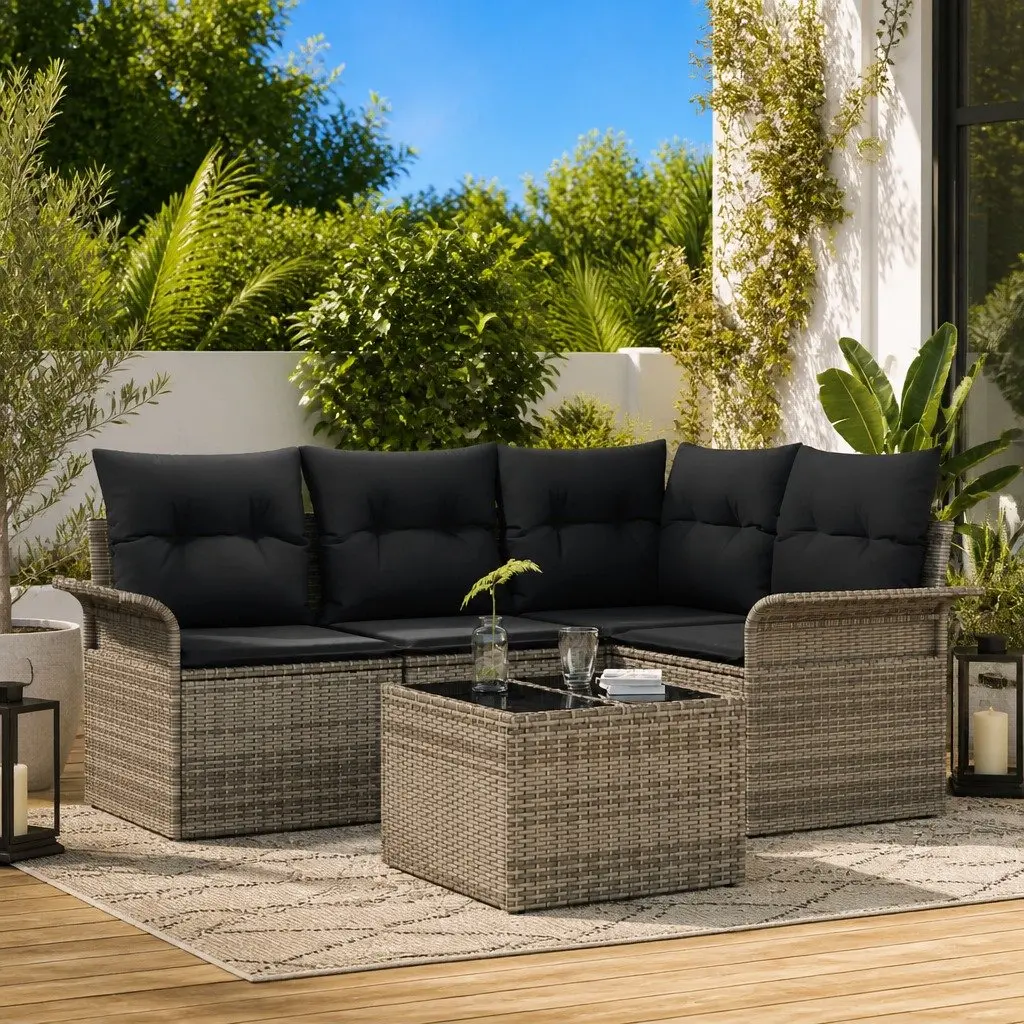 Modular Garden Sofa Set with Storage