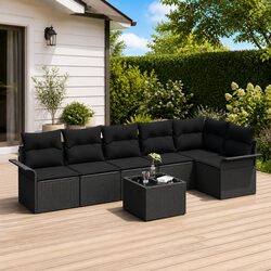 Value and Comfort with Our 7-Piece Outdoor Sofa Set