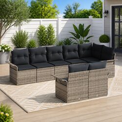 Quality 8-Piece Modular Garden Sofa Set for Your Home