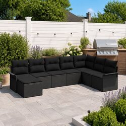 Value-Driven 8-Piece Modular Garden Sofa Set