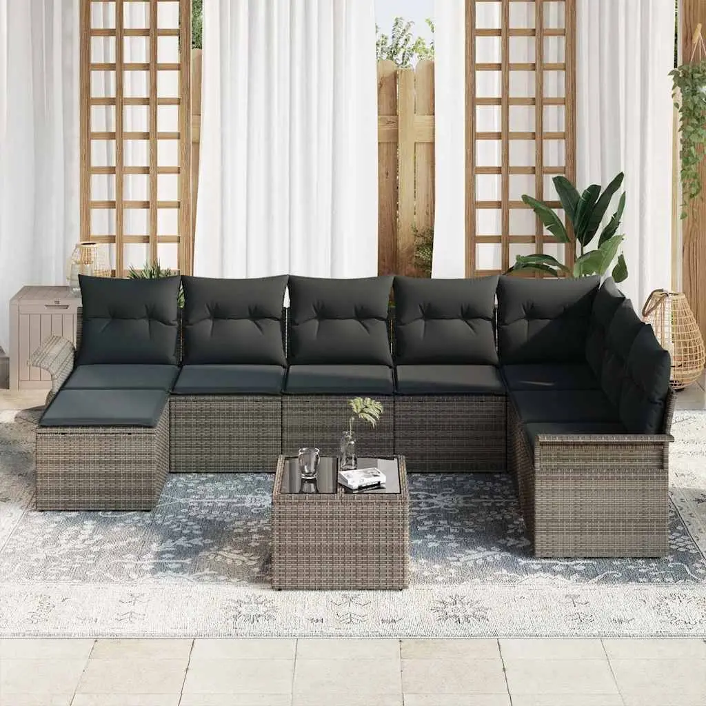 Modular Garden Sofa Set with Removable Cushions