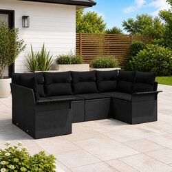 Warm and Reliable 6 Piece Outdoor Sofa Set