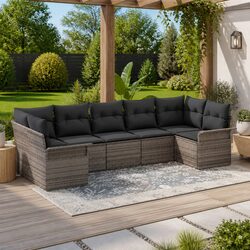 Comfortable and Durable 7-Piece Garden Sofa Set