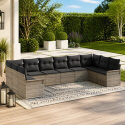 Comfortable 10-Piece Outdoor Sofa Set with Great Value