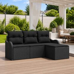 Comfort and Convenience with This Modular Garden Sofa Set