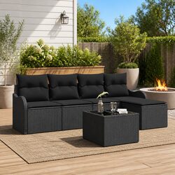 6-Piece Modular Garden Sofa Set: Practical and Value-Driven