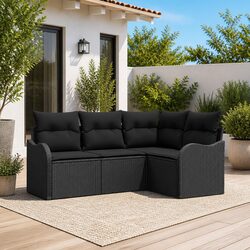 Reliable 4-Piece Modular Garden Sofa Set for Your Home
