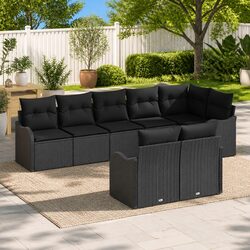 Reliable 8-Piece Garden Sofa Set for Comfort and Style