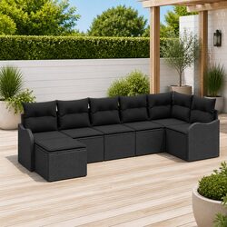 Comfortable and Value-Packed 7-Piece Garden Sofa Set