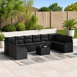 Affordable Comfort: 11-Piece Modular Garden Sofa Set
