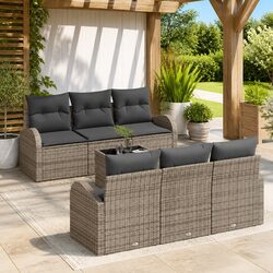 Comfort and Value with a 7-Piece Modular Garden Sofa Set