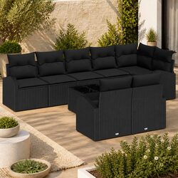 Reliable and Stylish 9-Piece Outdoor Sofa Set