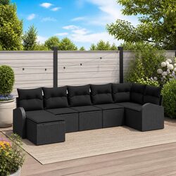 Versatile 7-Piece Outdoor Sofa Set with Storage