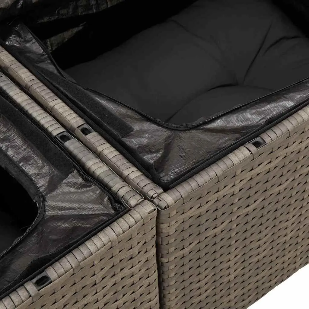 6-Piece Outdoor Sofa Set with Storage Solutions