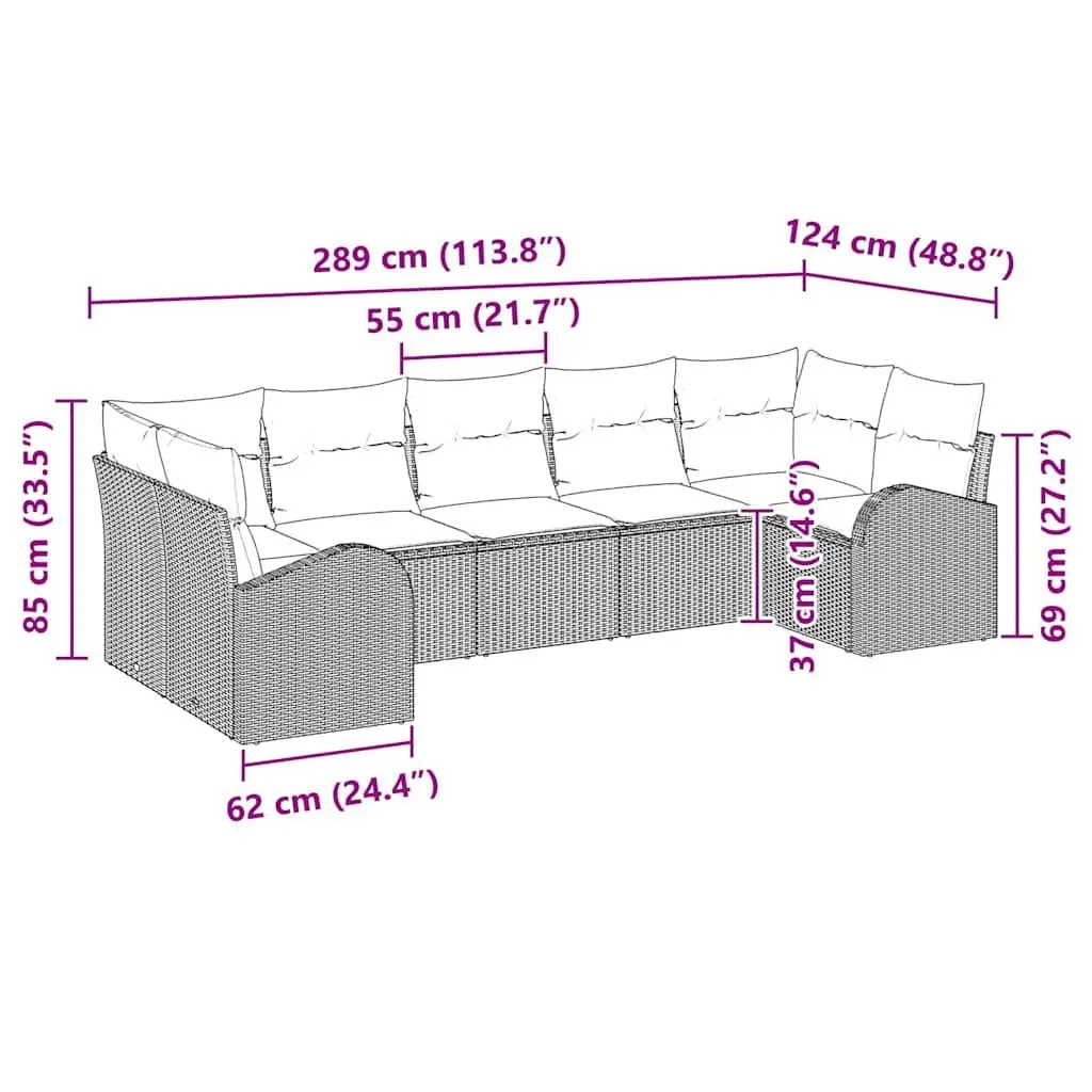 7-Piece Outdoor Sofa Set