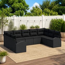 Comfort and Value in a 9-Piece Garden Sofa Set