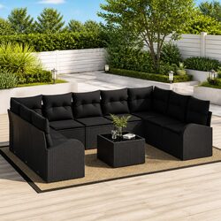 Comfortable 10 Piece Garden Sofa Set for Your Home