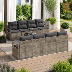 Comfortable and Stylish 9-Piece Outdoor Sofa Set