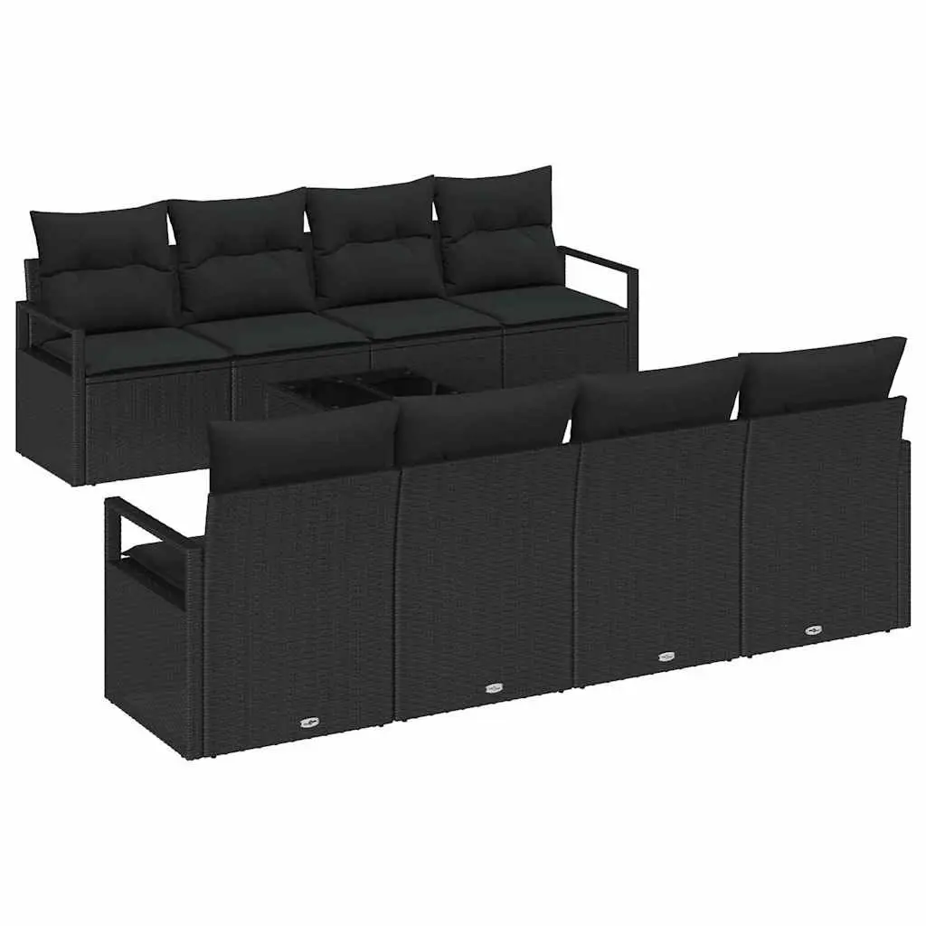 9-Piece Outdoor Sofa Set with Storage