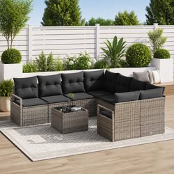 Comfortable and Affordable 9-Piece Outdoor Sofa Set