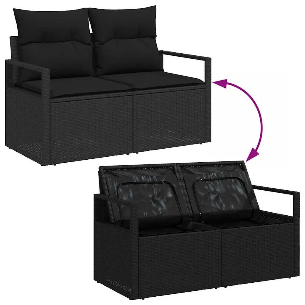 Outdoor Sofa Set 9 Piece Garden Patio Furniture Modular Rattan Seating with