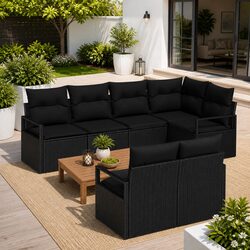 Value-Packed 7-Piece Outdoor Sofa Set with Cushions