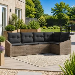 Reassuringly Comfortable 5 Piece Outdoor Sofa Set