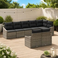 Comfortable and Practical 8-Piece Outdoor Sofa Set