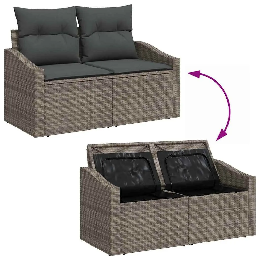 7-Piece Outdoor Sofa Set with Smart Storage
