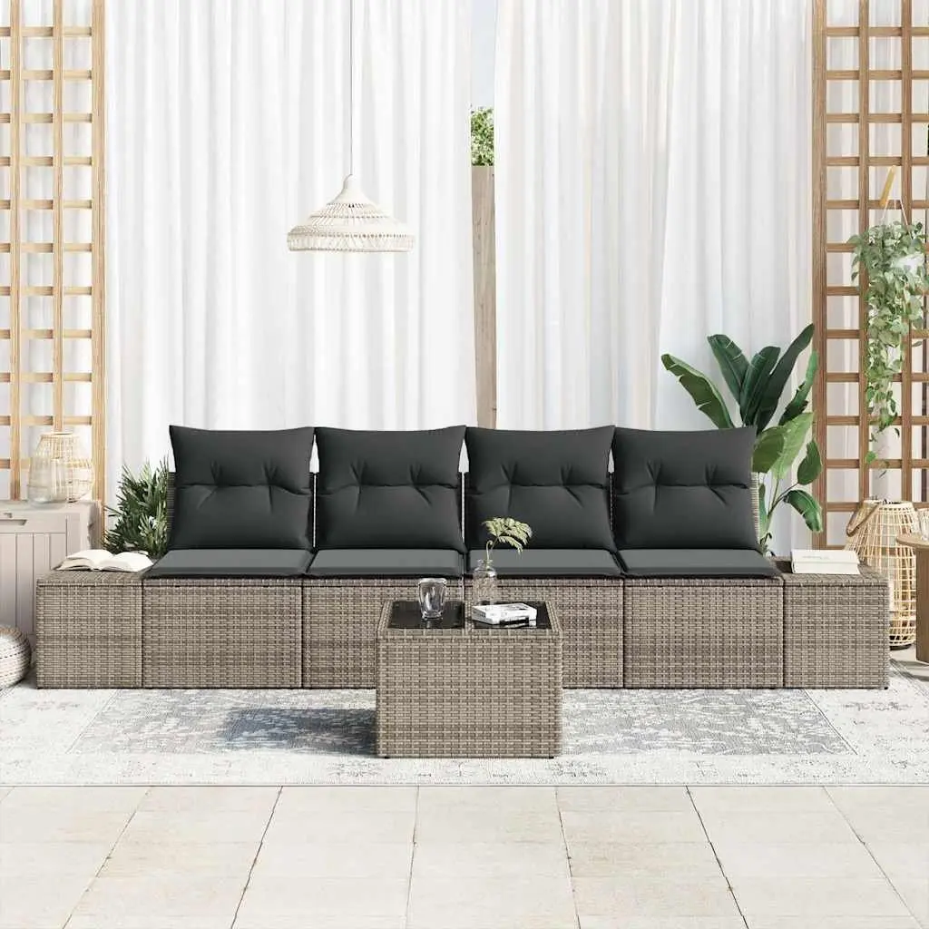 Poly Rattan Garden Sofa Set