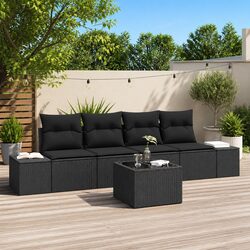 Comfort and Practicality in a 5-Piece Outdoor Sofa Set