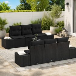 Quality 8-Piece Outdoor Garden Sofa Set with Storage