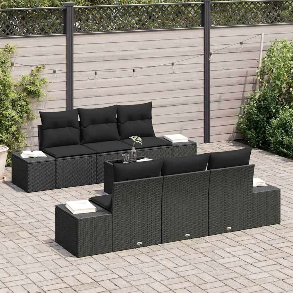 8-Piece Outdoor Garden Sofa Set with Storage