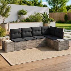 Comfort and Value: 5 Piece Garden Sofa Set