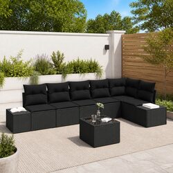 Reliable Modular Sofa Set for Your Outdoor Needs - Black