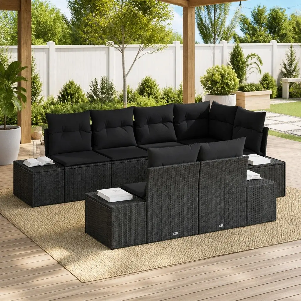 Modular Outdoor Sofa Set with Storage Function