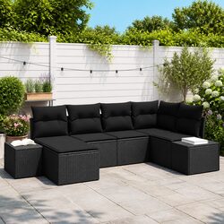 Comfortable and Practical 6-Piece Garden Sofa Set