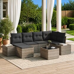 Comfortable and Durable 6-Piece Garden Sofa Set