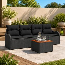 Comfortable and Value-Driven 5-Piece Outdoor Sofa Set