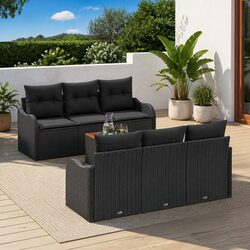 Warm and Reassuring 7-Piece Garden Sofa Set
